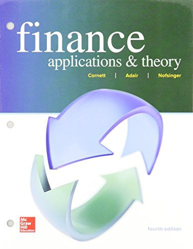 Gen Combo Looseleaf Finance Applications And Theory; Connect Access Card 4e