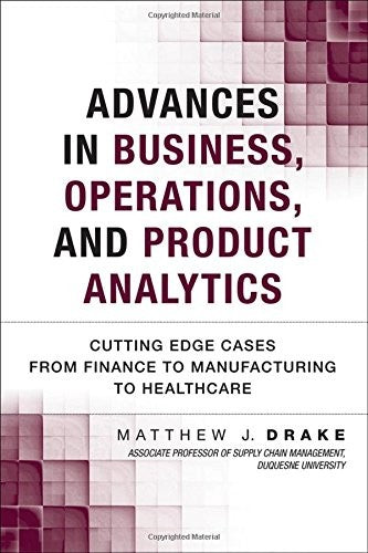 Advances In Business Operations & Product Analytics