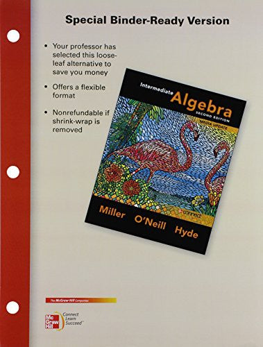 Loose Leaf Intermediate Algebra With Aleks 11 Weeks Access Card 2e
