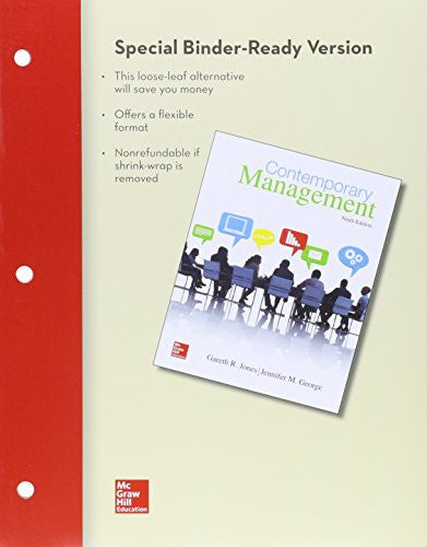 Loose Leaf Contemporary Management With Connect Access Card 9e