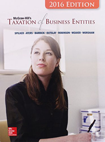 Mcgraw Hills Taxation Of Business Entities 2016 Edition With Connect 7e