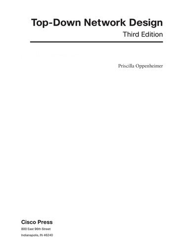 Top Down Network Design 3e