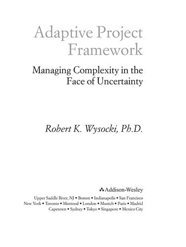 Adaptive Project Framework