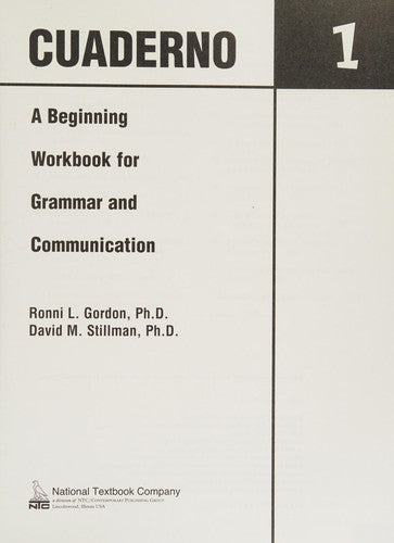 Cuaderno 1 Answer Key