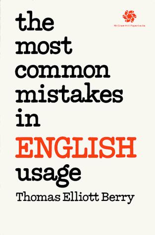 The Most Common Mistakes In English Usage