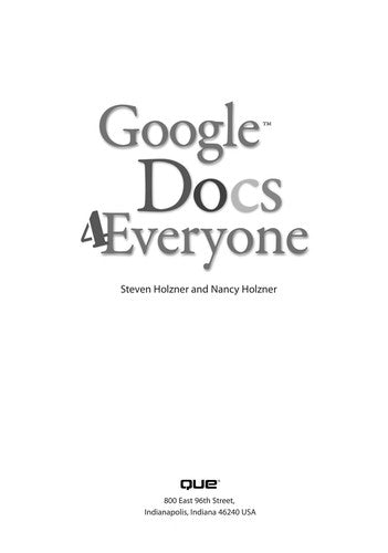 Google Docs 4 Everyone