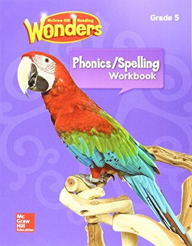 Reading Wonders Spelling & Phonics Workbook Student Edition Grade 5