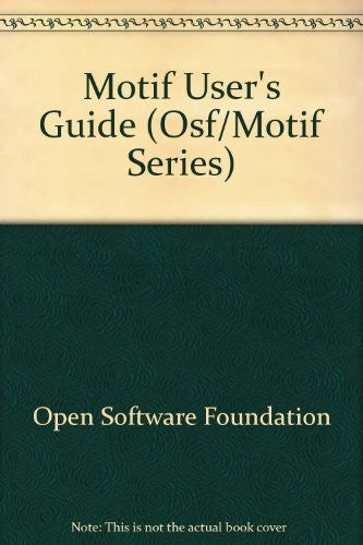 Osf Motif Users Guide