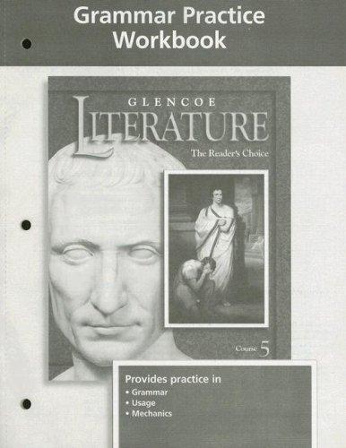 Glencoe Literature Grade 10 Grammar Practice Workbook