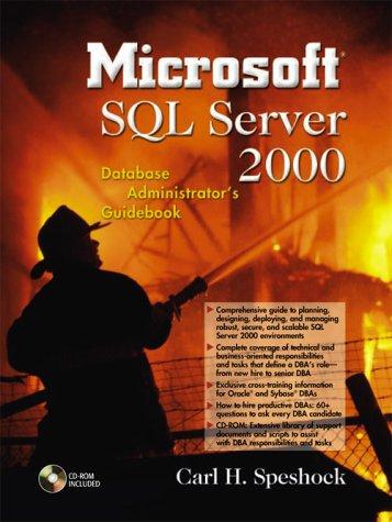Microsoft Sql Server 2000 Database Administrators Guidebook