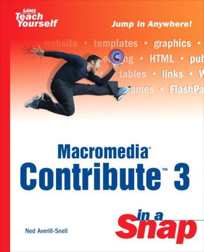 Macromedia Contribute 3 In A Snap