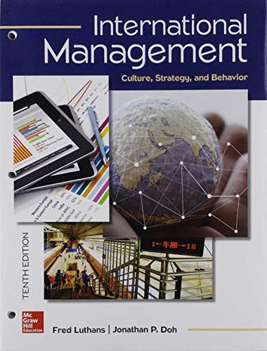 Gen Combo Looseleaf For International Management; Connect Ac