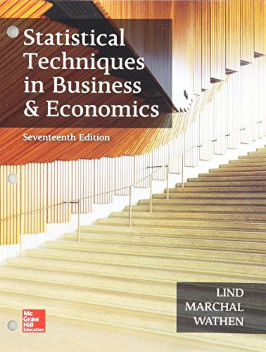 Gen Combo Ll Statistical Techniques In Business And Economics; Connect Access Card