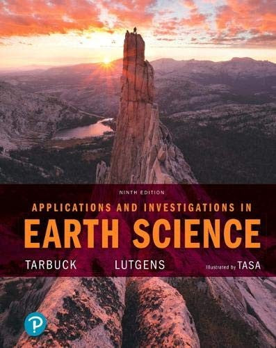 Applications & Investigations In Earth Science