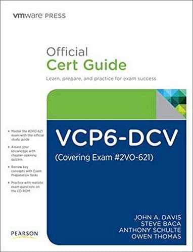 Vcp6 Dcv Official Cert Guide Exam #2v0 621