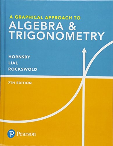 A Graphical Approach To Algebra & Trigonometry