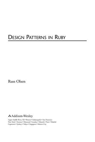 Design Patterns In Ruby