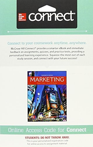 Connect 1 Semester Access Card For Marketing