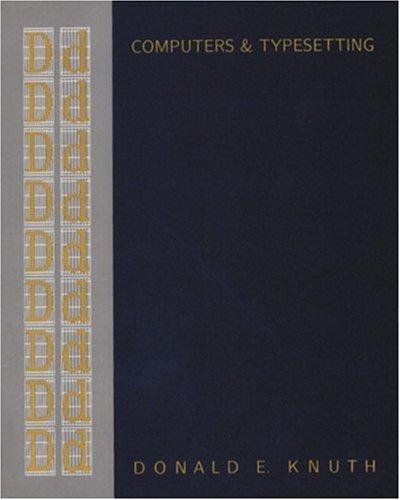 Computers & Typesetting Volume D