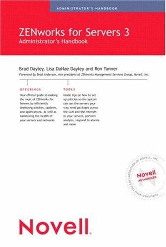 Novell Zenworks For Servers 3 Administrators Handbook
