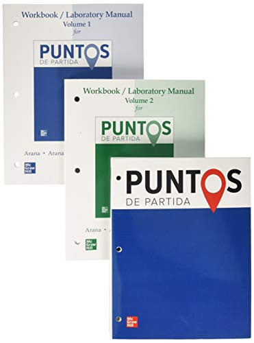 Gen Combo Ll Puntos De Partida; Workbook Lm Volume 1; Workbook Lm Volume 2