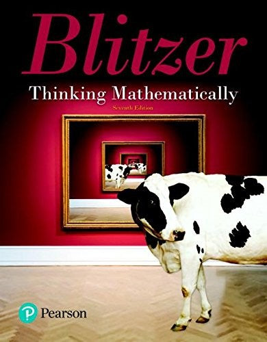 Thinking Mathematically Plus Mylab Math With Pearson Etext 24 Month Access Card Package
