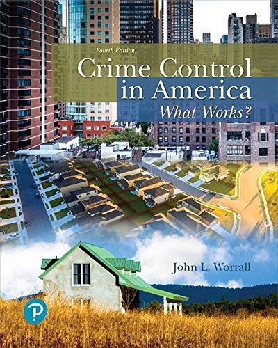 Crime Control In America