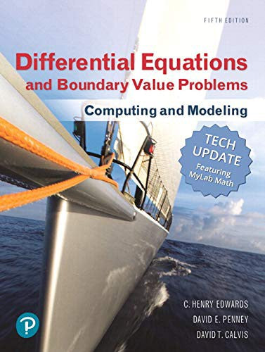 Mylab Math With Pearson Etext 24 Month Standalone Access Card For Differential Equations & Boundary Value Problems