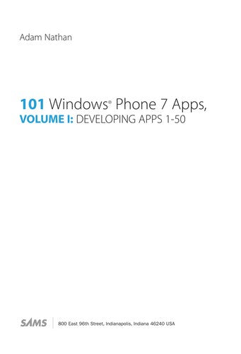 101 Windows Phone 7 Apps Volume I