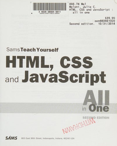 Html Css & Javascript All In One Sams Teach Yourself