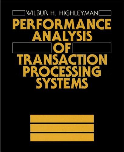 Performance Analysis Of Transaction Processing Systems