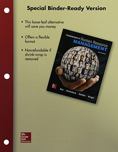 Loose Leaf Fundamentals Of Human Resources With Connect Access Card 6e