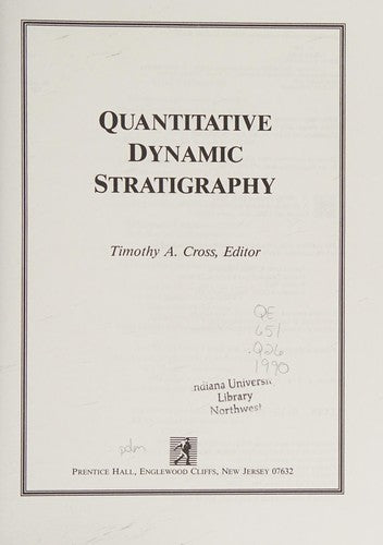 Quantitative Dynamic Stratigraphy