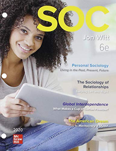 Gen Combo Looseleaf Soc 2020; Connect Access Card 6e