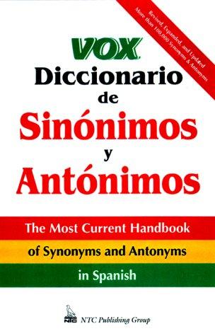 Vox Diccionario De SinÃ³nimos Y AntÃ³nimos