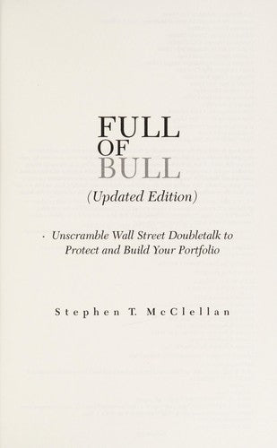 Full Of Bull Updated Edition