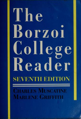 The Borzoi College Reader