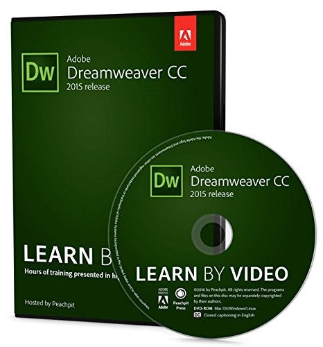Adobe Dreamweaver Cc Learn By Video 2015 Release