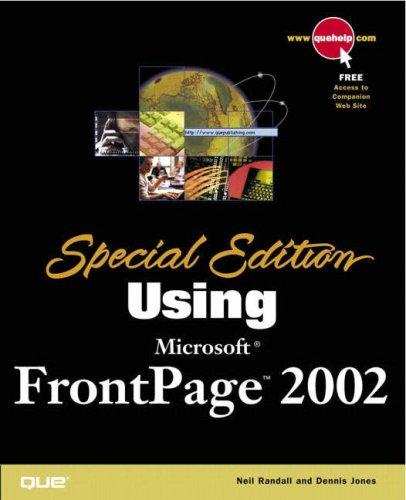 Special Edition Using Microsoft Frontpage 2002