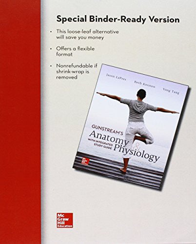 Combo Loose Leaf Version Of Anatomy & Physiology With Integrated Study Guide Packaged With Connect & Learnsmart Labs Access Card 6e