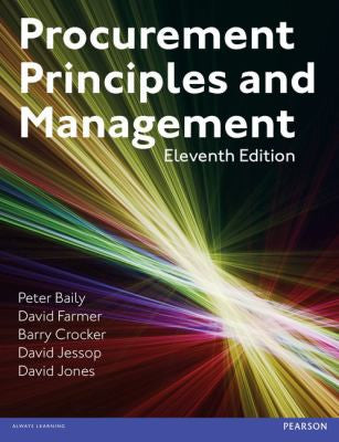 Procurement Principles & Management